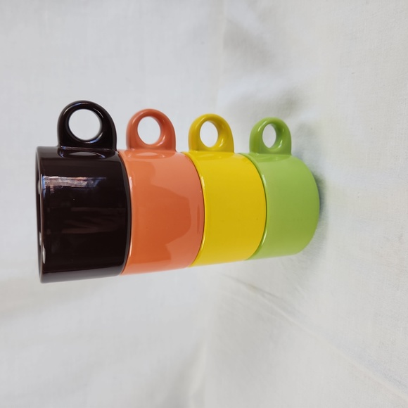 Pier 1 Import Multicolored Cups,Coffee cups - Picture 4 of 4